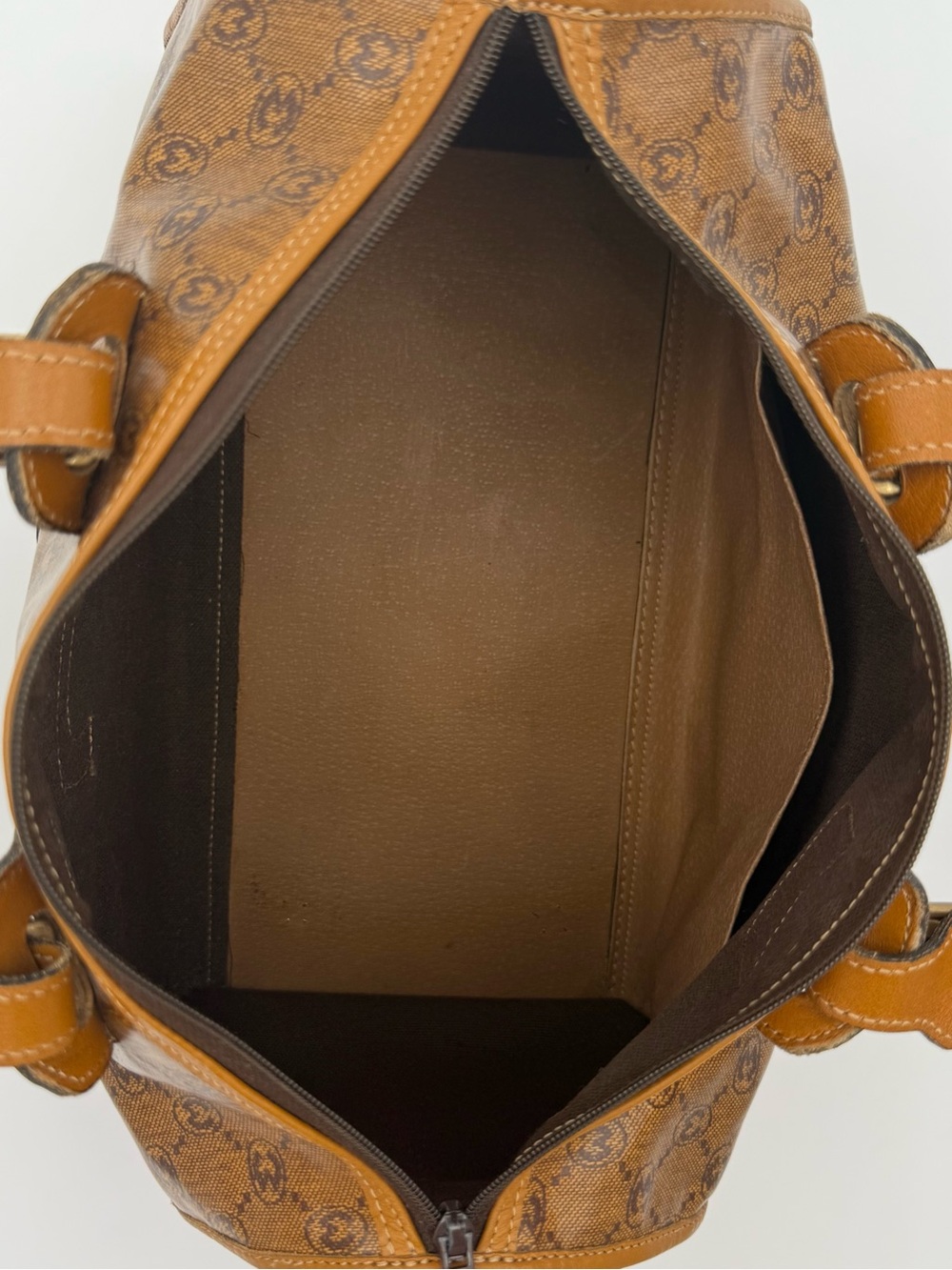 🐢MORABITO 1905 PARIS Monogram Polochon 32 Bag • Made in FRANCE •Imperial Warrant - Picture 14 of 16